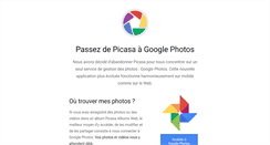 Desktop Screenshot of picasa.google.fr