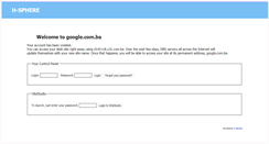 Desktop Screenshot of google.com.ba