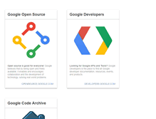 Tablet Screenshot of code.google.com