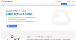 Desktop Screenshot of cloud.google.com