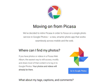 Tablet Screenshot of picasa.google.com.au